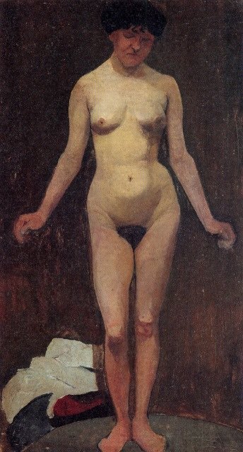 Nudo femminile alla fonte da Paula Modersohn Becker